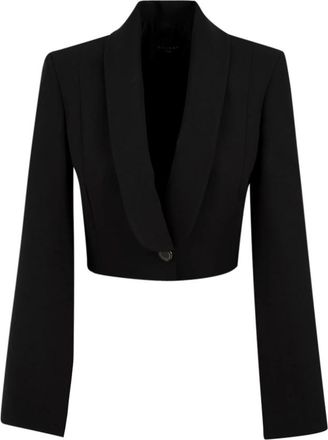 Ga&euml;lle Paris Gaelle Jassen - Dames - Blazers - Zwart - S - Leer - Jassen