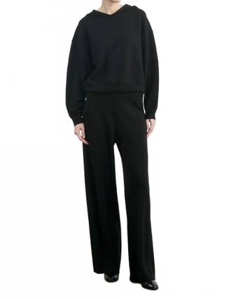 Nili Lotan Kesta Sweater Pant In Black