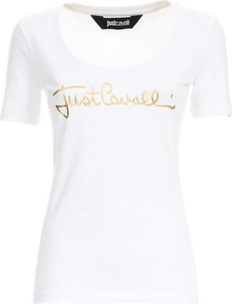 Just Cavalli T-Shirts - Dames - T-shirts - Wit - L - Tops