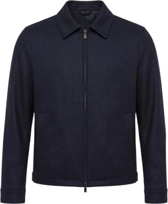Corneliani Giubbino - Jackets - Hombre - Azul - 2XL
