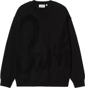 Carhartt Work in Progress W Perla embossed sweater - women - Cotton - L - Black