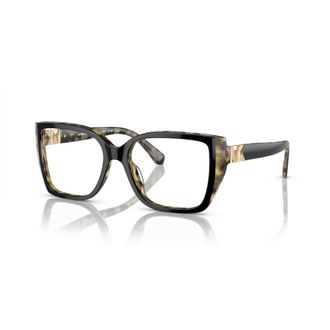 Michael Kors 0mk4115u Oversized Tortoiseshell Frame Eyeglasses with Gold Logo Accent