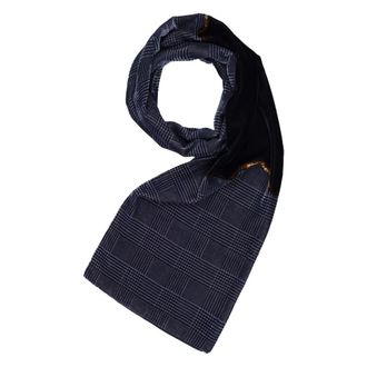 Armani Geruite sjaal - Heren - Accessoires - Blauw - Maat: ONE Size