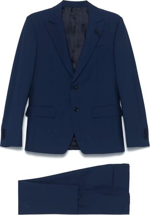 Lardini Completo due pezzi in lana - Blu