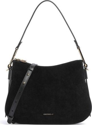 Coccinelle Womens Shoulder Bag Black Cowhide - Shoulder-Bags