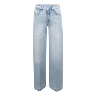Diesel Straight Jeans, female, Blue, Size: W28 1978 D-Akemi Flare Jeans