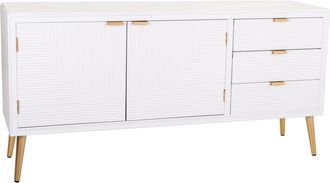 Wanderlust Deco Wanderlust Deco - Aparador De Madera Blanco 145x42x71,5