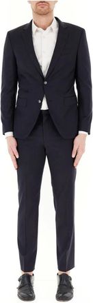 HUGO BOSS Hombre, Trajes, Azul, Talla: S