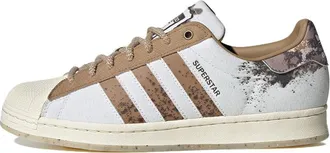 adidas Originals Superstar Shoes White Brown IG5976