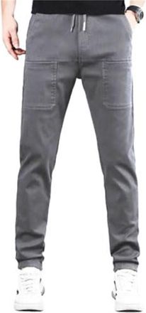 Generic Mencomfy Cargo Pants, High Stretch Multi-Pocket Durable Cargo Pants for Men - Mencomfy Multipants, Comfort Meets Style (Light Grey,5XL)