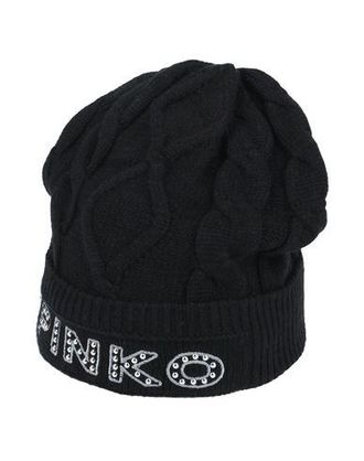 ハット Pinko Hats Pinko Cap With Logo Embroidery Dark Latte Pinko