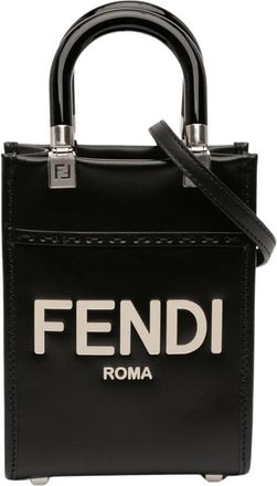 Fendi Pre-owned Vertical Box Bag - Dames - Vintage Mini Tas - Zwart - ONE Size - Vintage
