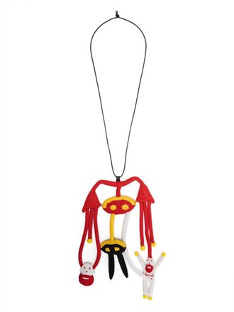 Walter Van Beirendonck Collana Cosmic Dance Jewel - Rosso
