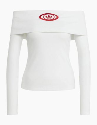 adidas Womens Campus2000 T - White - Size: 16