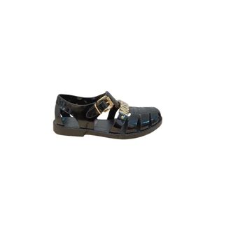 Moschino Schoenen, Dames, Zwart, 41 EU, Zwarte Sandalen voor Dames