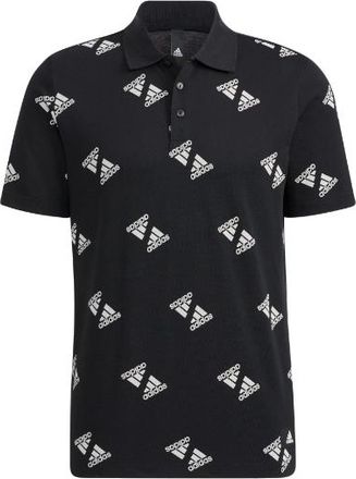 adidas Field Issue BP2 Polo Shirt Black White HE7432