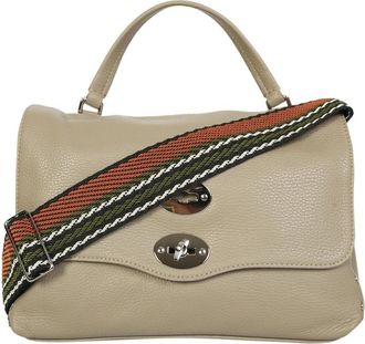Zanellato Postina Daily S - Dames - Handtassen - Beige - ONE Size - Leer - Tassen