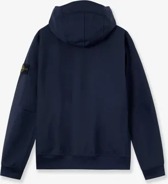 Stone Island Mens Jacket Soft Shell-R E.dye Blue Polyester