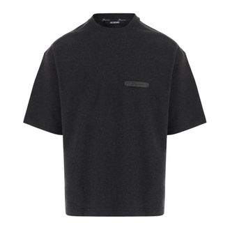 Jacquemus Heren, Tops, Grijs, Maat: XS Katoen