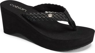 Cobian Womens Zoe Wedge Sandals In Black