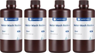 OEM Resina Para Impresi&oacute;n 3d, Lavable Con Agua, De Baja Viscosidad, Transparente, 4 Kg
