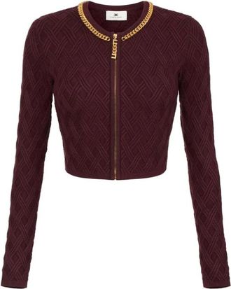 Elisabetta Franchi Donna, Maglie, Marrone, L, new