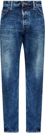 Dsquared2 Pants 5 Pockets Navy Blue