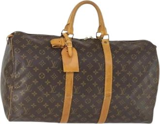 Louis Vuitton Pre-owned Weekend Bags, female, Brown, Size: ONE SIZE Pre-owned Boston Bag