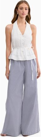 Rebecca Taylor Marianne Halter Top in Ivory at Nordstrom, Size 6