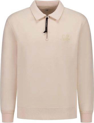 C.P. Company Felpa con mezza zip - Toni neutri