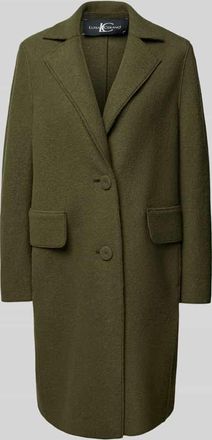 Luisa Cerano Luisa Cerano Mantel mit Reverskragen in Khaki, Größe 36