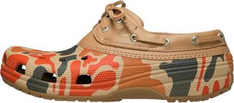 Crocs Classic Duck Camo Boat Shoe Tan Shocking Orange 212951-2NW