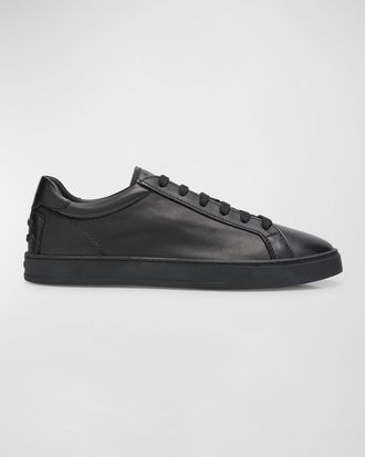 Tod's Mens Allacciata Cassetta Leather Low-Top Sneakers