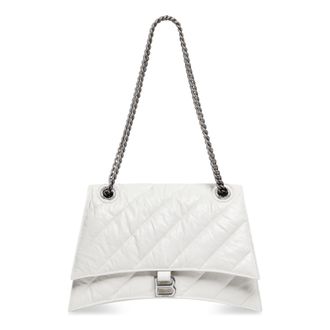 Balenciaga (WMNS) Balenciaga Crush Medium Chain Bag Quilted Optic White 716393210J09001