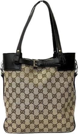 Gucci Pre-owned Shoulder Bags, female, Beige, Size: ONE SIZE Pre-owned Shoulder Bag