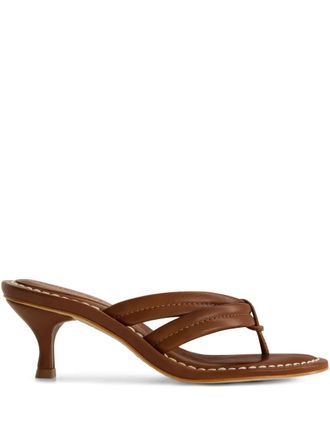 Bernardo Bernardo 1946 55 Miami sandalen met bandjes - Bruin