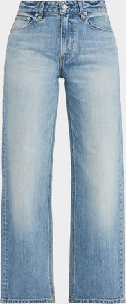 Moussy Vintage Idabel ID Mid-Rise Straight-Fit Jeans