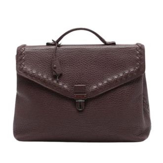Bottega Veneta Pre-owned Business Bag - Dames - Pre-owned - Bruin - Maat: ONE Size Leer
