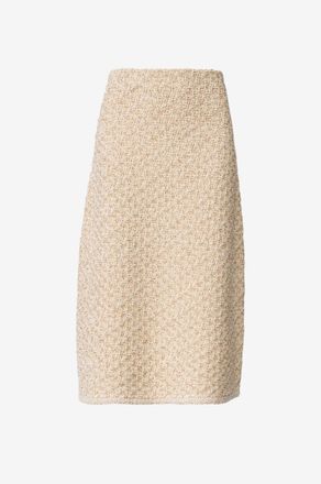 Fabiana Filippi Midi-Rock aus Baumwoll-Tweed mit Lurex