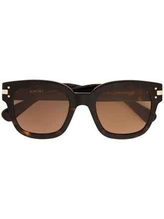 Amiri Classic Logo sunglasses - men - Acetate - One Size - Brown