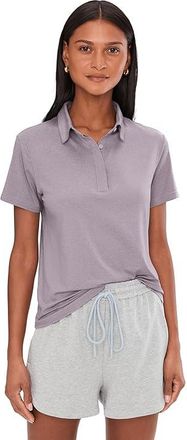 Columbia Parsons Point Polo Womens Clothing Lavender Pearl Heather : 2XL, Elastane/Polyester