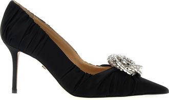 Mach & Mach Mach & Mach, Schoenen, Dames, Zwart, 40 EU, Satijn, Galaxy Pumps