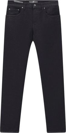 Pantaloni Torino Straight Jeans - Heren - Regular Fit Jeans - Zwart - W32 - Katoen - Jeans