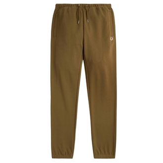 Fred Perry Mens Loopback Sweatpant P96 Shaded Stone Brown Sweatpants Cotton - Size 2XL