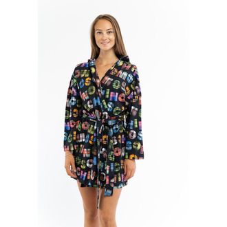 Moschino Multicolor Cotton Womens Robe
