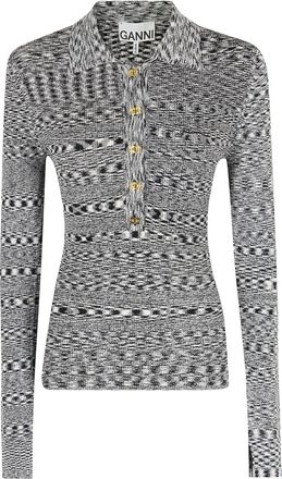 Ganni Spacedyed Polo