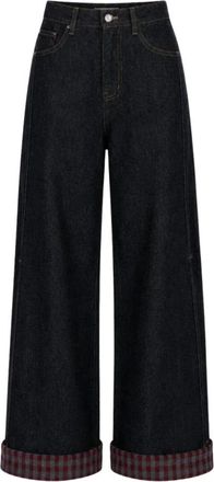 FRNCH Frnch - Bandai Jeans - Dames - Jeans - Blauw - Maat: W27 Katoen