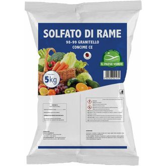 No Brand No Brand - Concime Solfato di rame funghicida in granuli confezione 5Kg