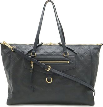 Louis Vuitton Galle Infini Navy Monogram Empreinte Shoulder Bag Tote Bag (Pre-Owned)