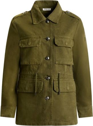 Bally Giacca con spalline - Verde